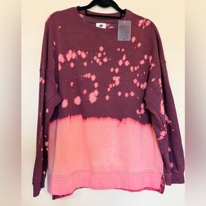 Like Love Oversized Splatter Lightweight Crew Neck
